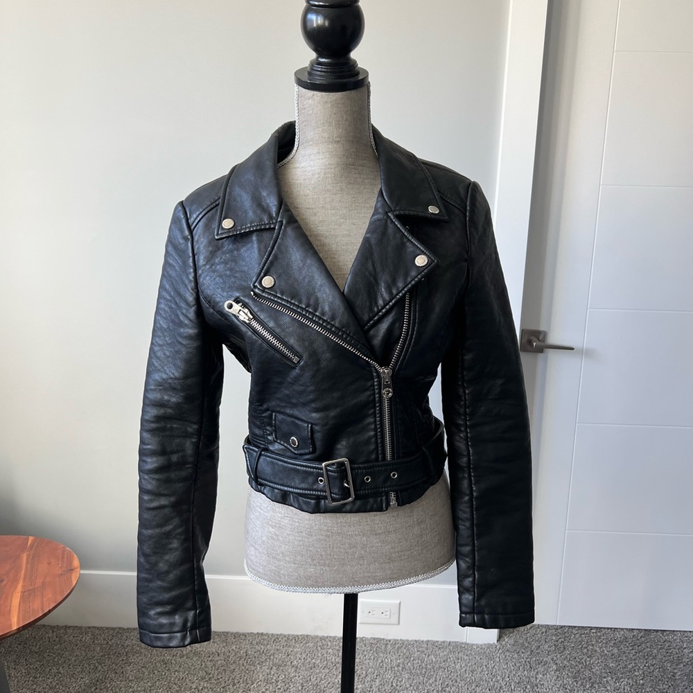 Members Only Pleather Jacket